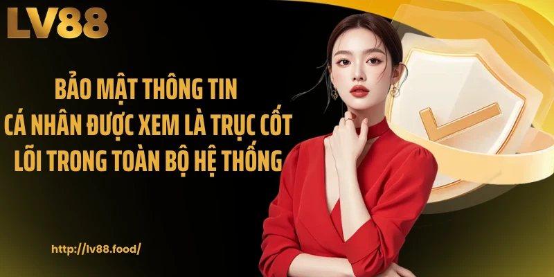 Bảo mật thông tin cá nhân được xem là trục cốt lõi trong toàn bộ hệ thống