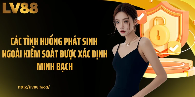 Các tình huống phát sinh ngoài kiểm soát được xác định minh bạch