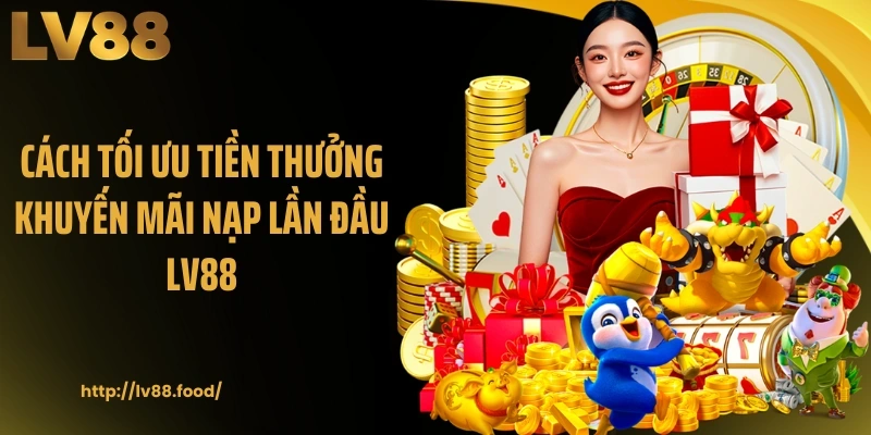 Cách tối ưu tiền thưởng khuyến mãi nạp lần đầu LV88