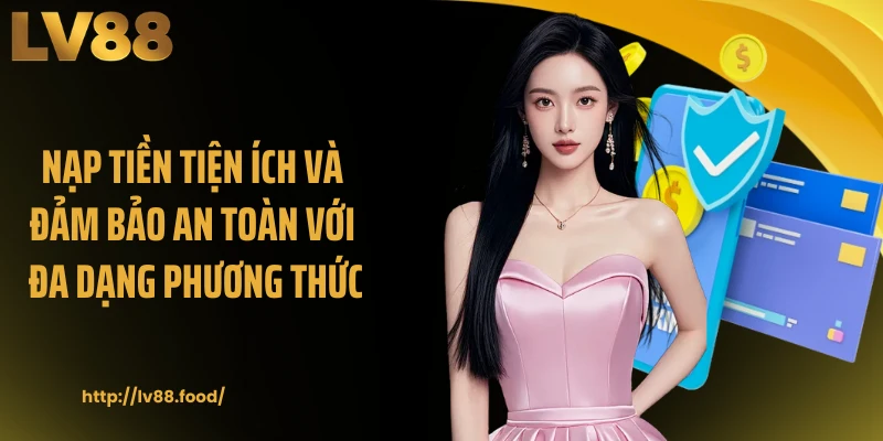 Nạp tiền tiện ích và đảm bảo an toàn với đa dạng phương thức